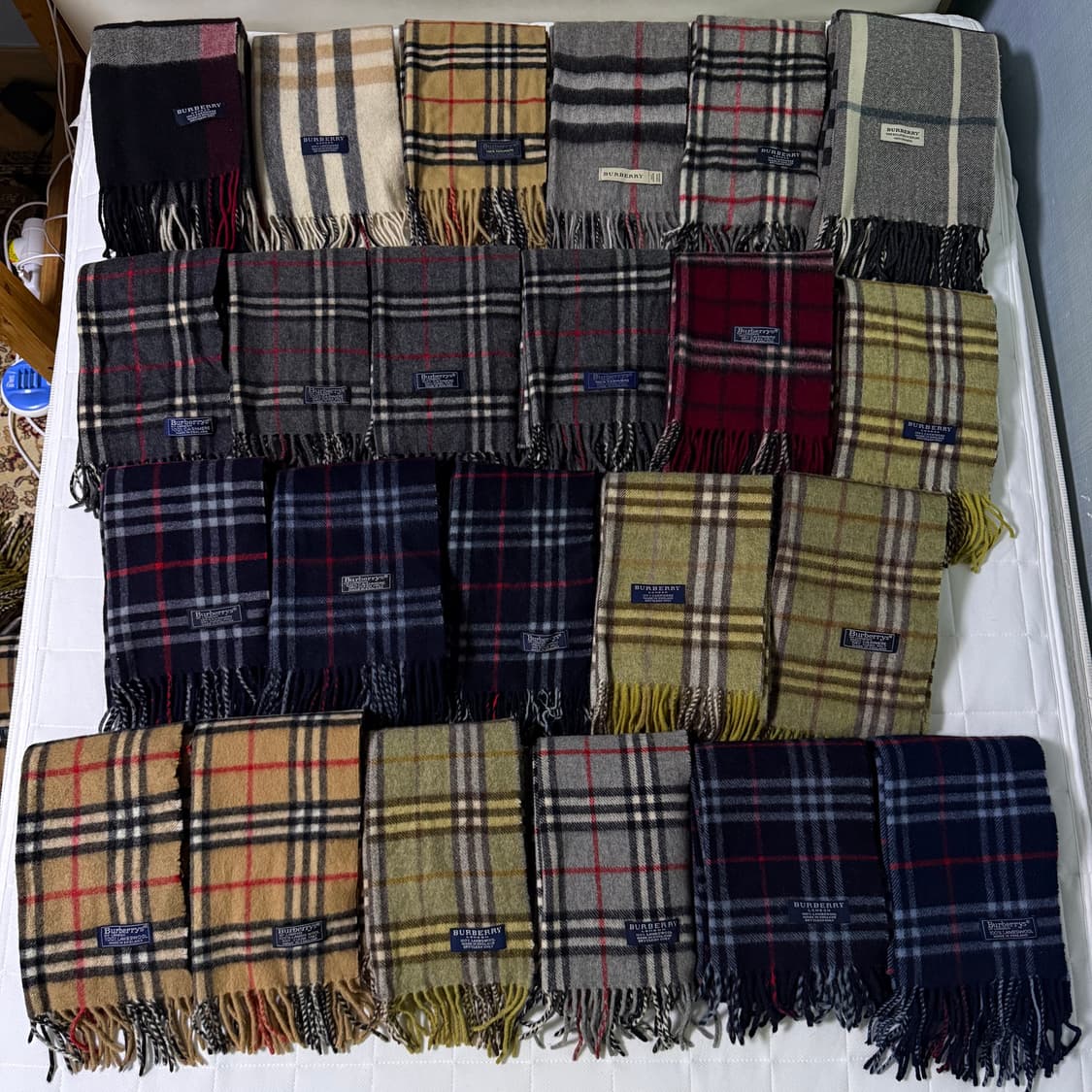 버버리 정품 체크 머플러 목도리 공용 상품이미지1