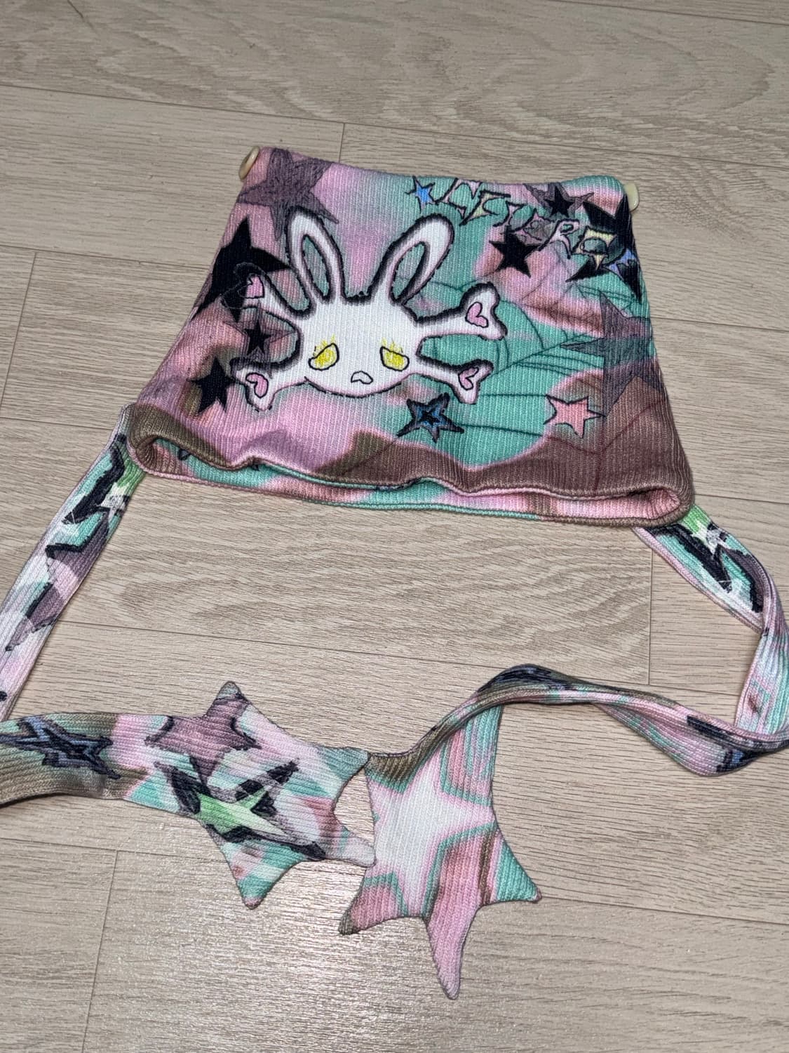 씨피어스 CFierce 별 토끼 해골 프린팅 캡 비니 상품이미지2