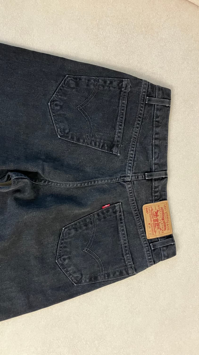00s Levi’s black 505 상품이미지6