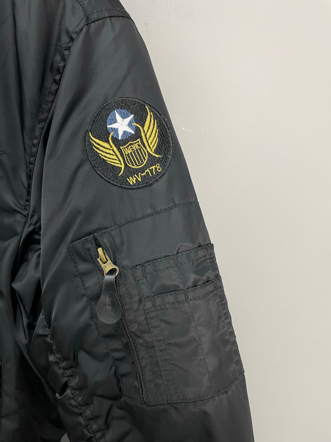 캡틴 위빅 MA-1 블랙 항공점퍼 H2196 상품이미지4