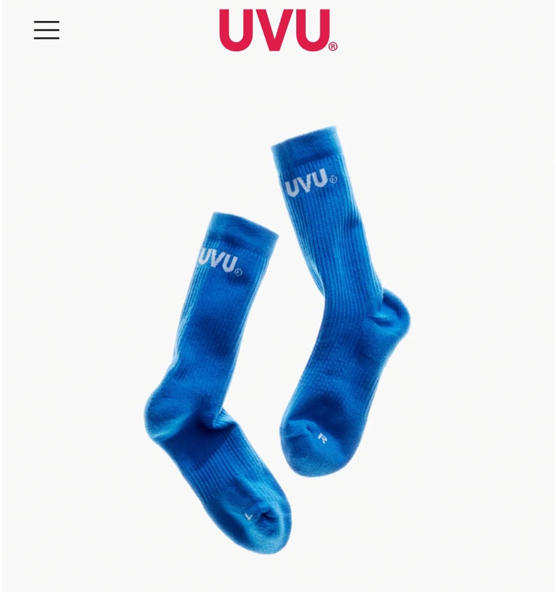 UVU TRAINING SOCK (Blue) 상품이미지1