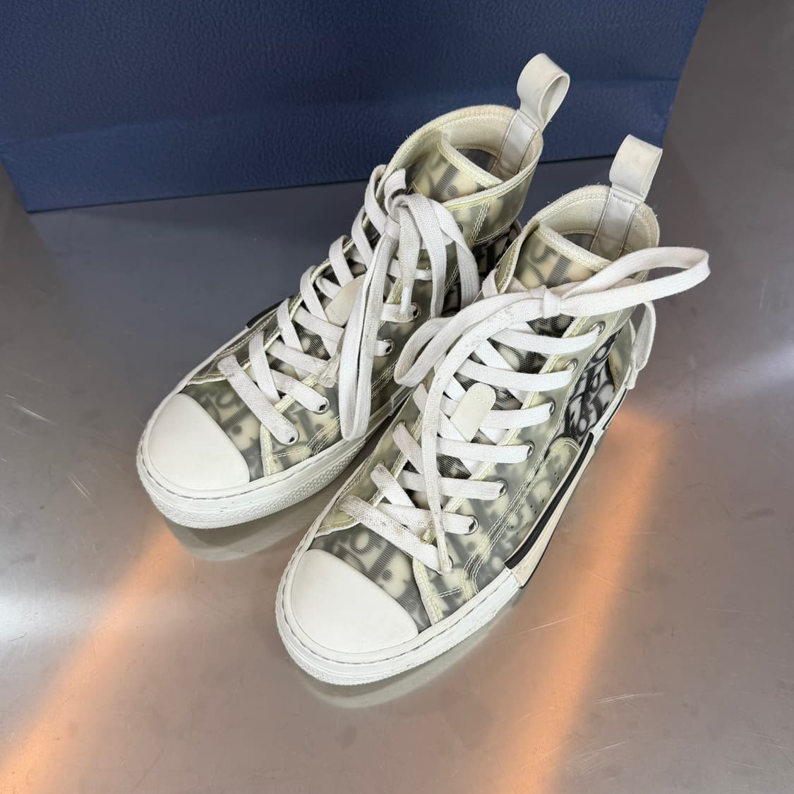 [리오브] 디올 오블리크 B23 하이탑 스니커즈 상품이미지2