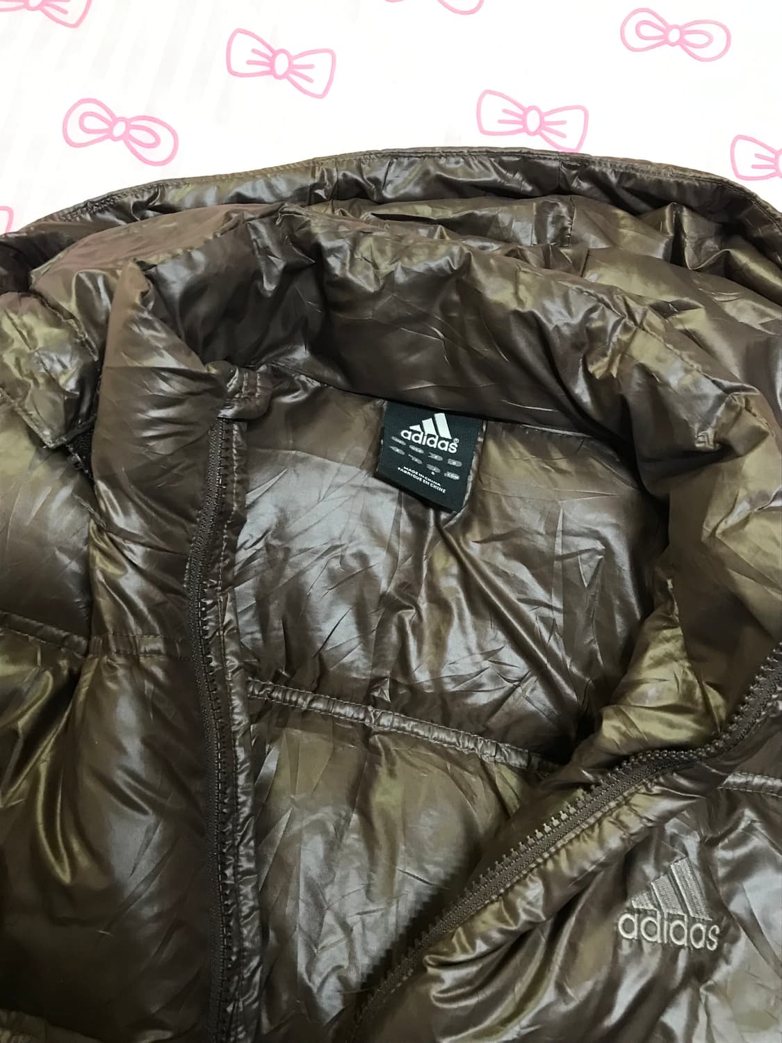아디다스 초코브라운 패딩 상품이미지5