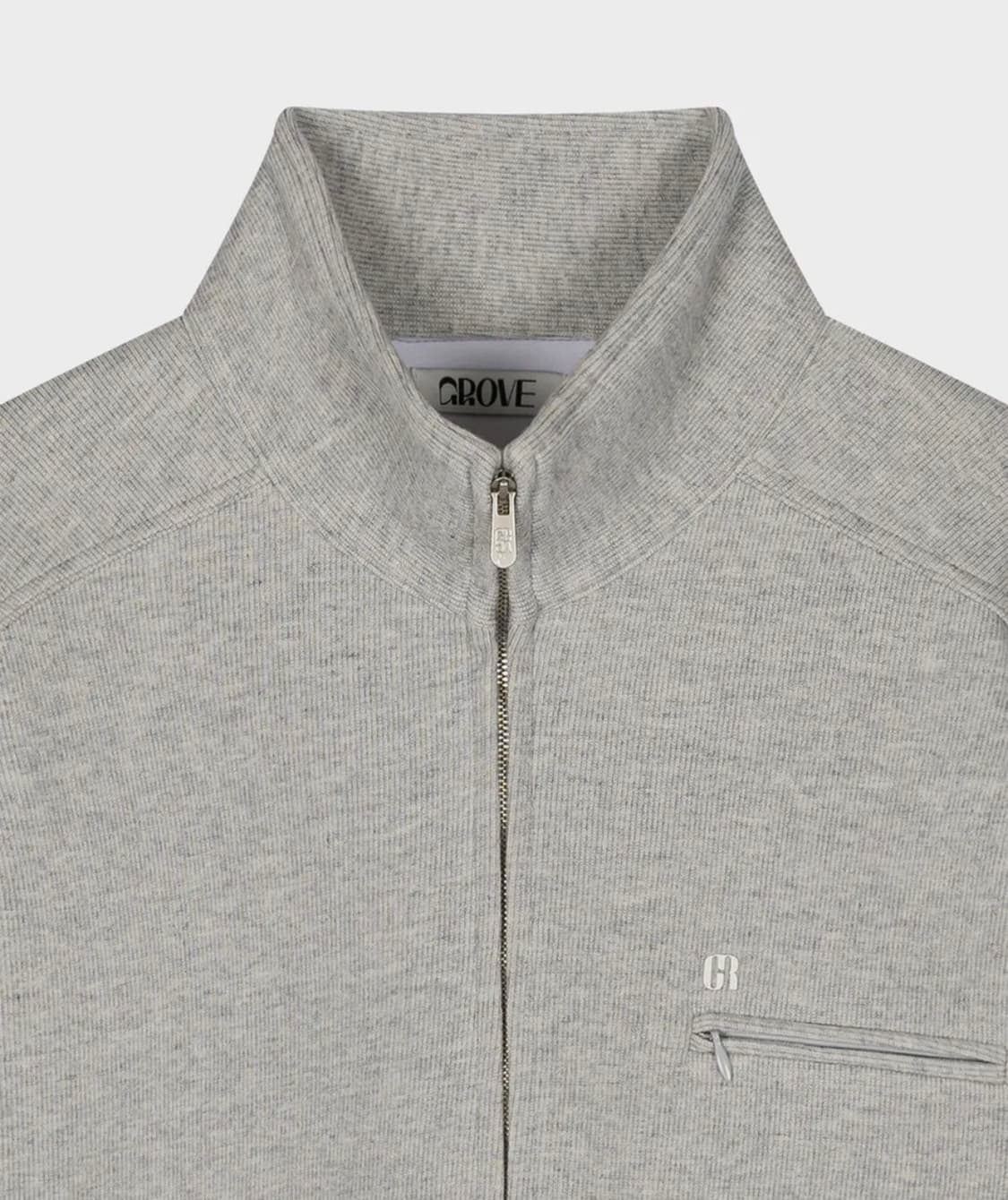 grove bonner high neck zip-up gray 상품이미지3