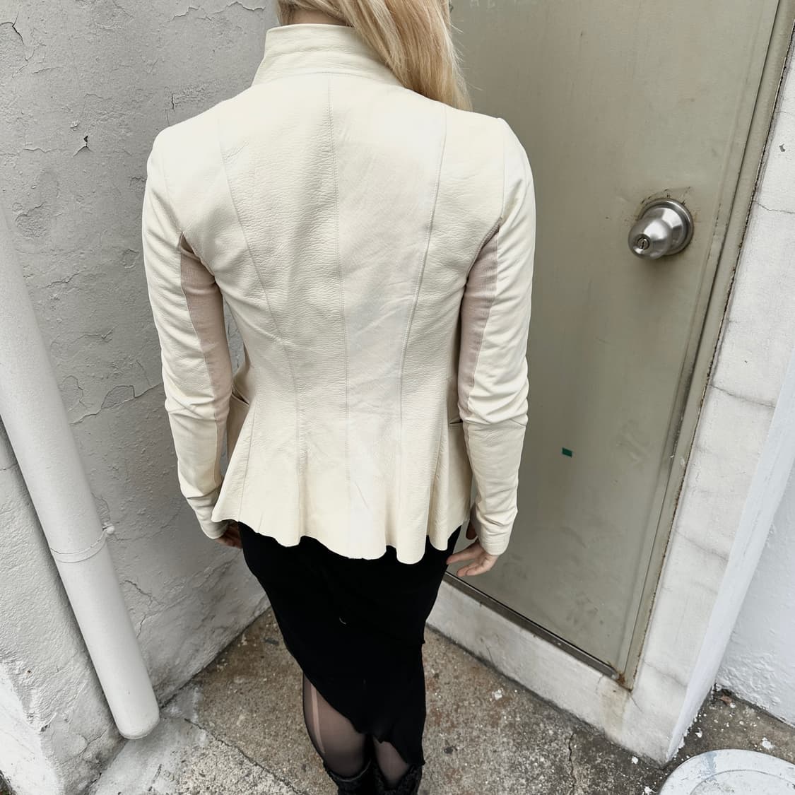 00s 아카이브 릭오웬스 가죽 버튼업 자켓 상품이미지10