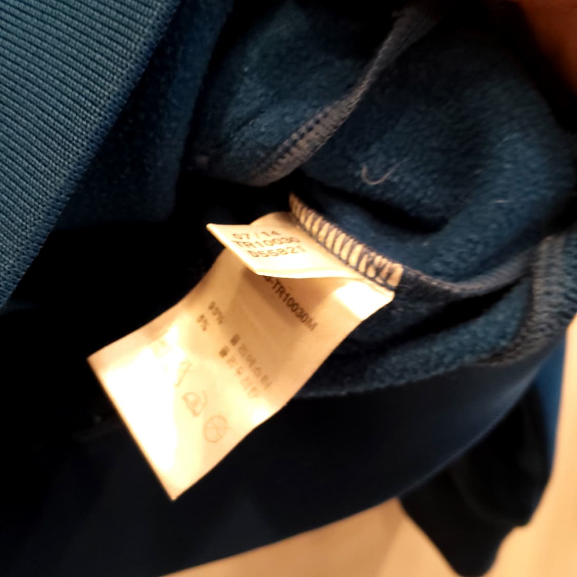 아디다스 블루 오렌지 삼선 트랙탑 져지 상품이미지4