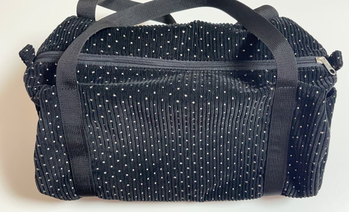 wsc아카이브 도트 배럴백 001 블랙 검정 상품이미지2