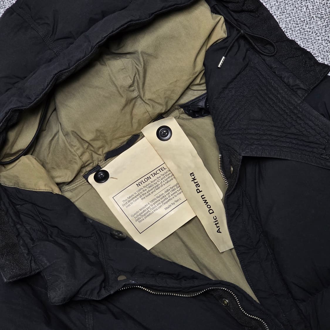 (50) 텐씨 아틱 다운 파카 블랙 상품이미지4