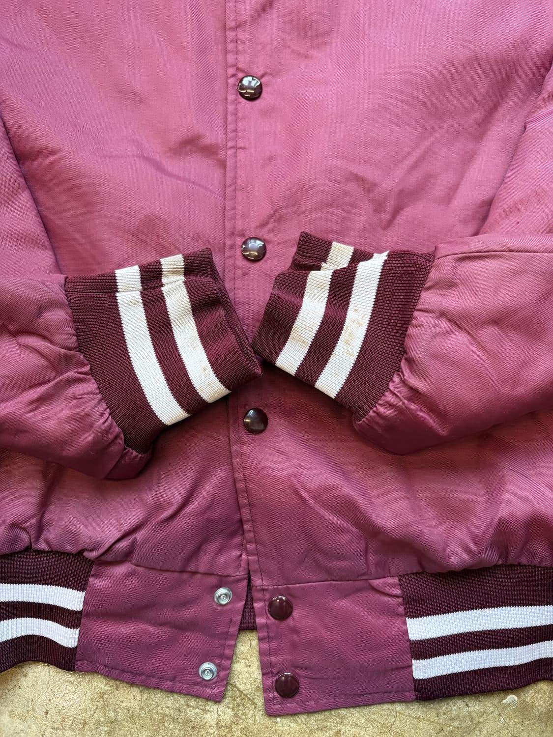 80s USA Bob 나일론 쉘 바시티 상품이미지6