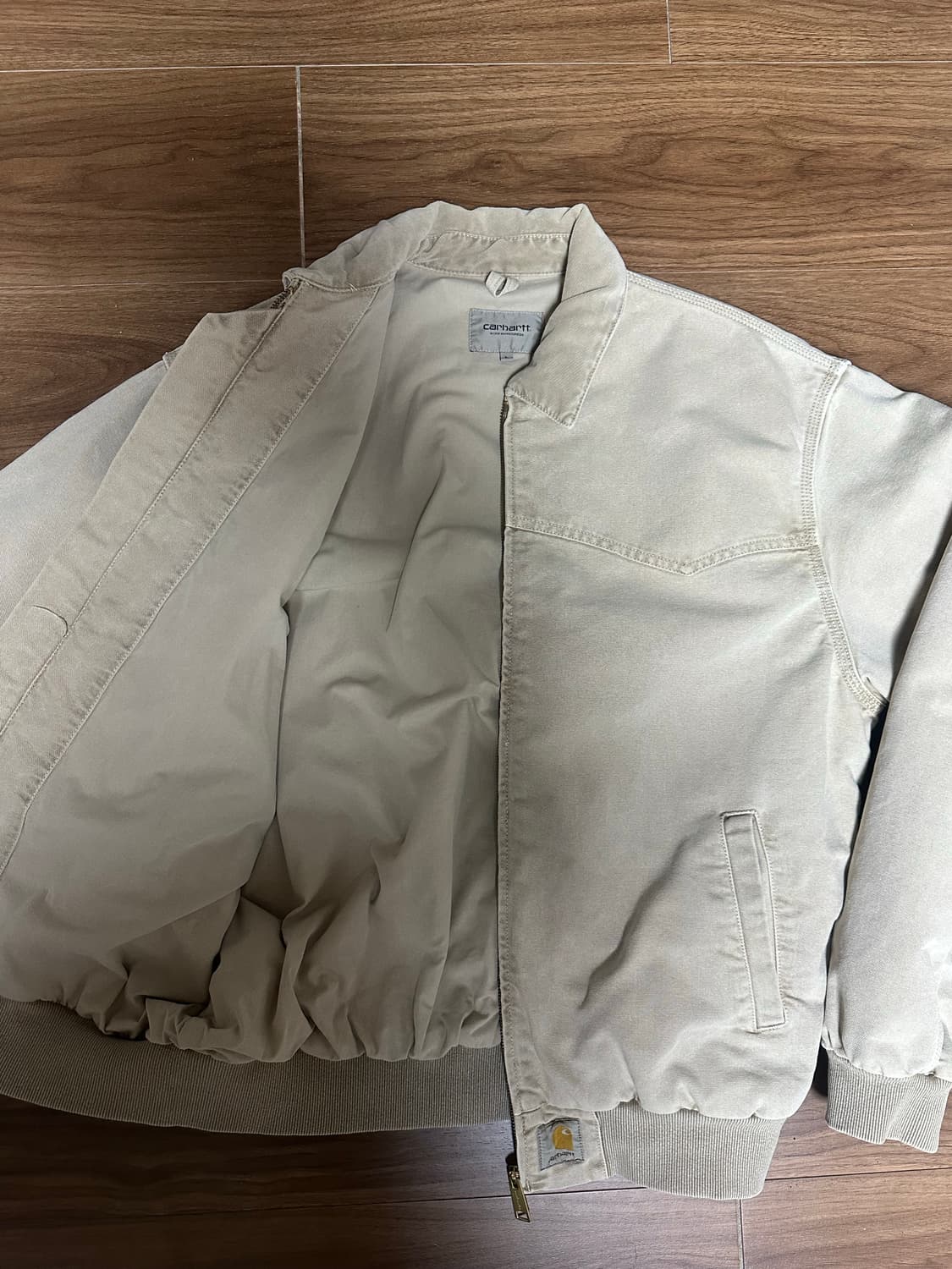 칼하트 WIP OG 산타페 워크자켓 라지 더스키 베이지 상품이미지4