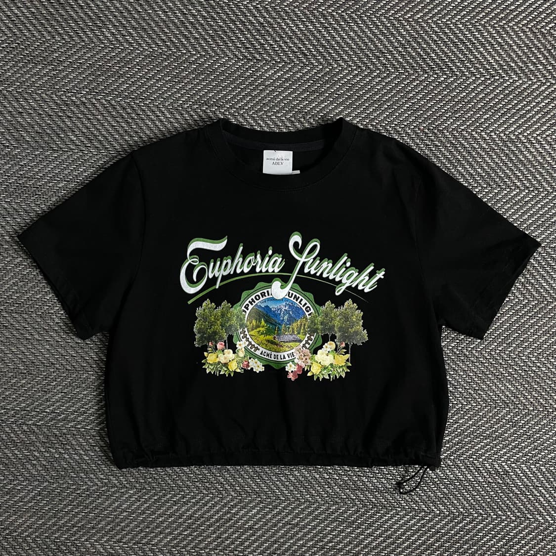 아크메드라비 스트링 크롭 티셔츠o 3117 상품이미지1