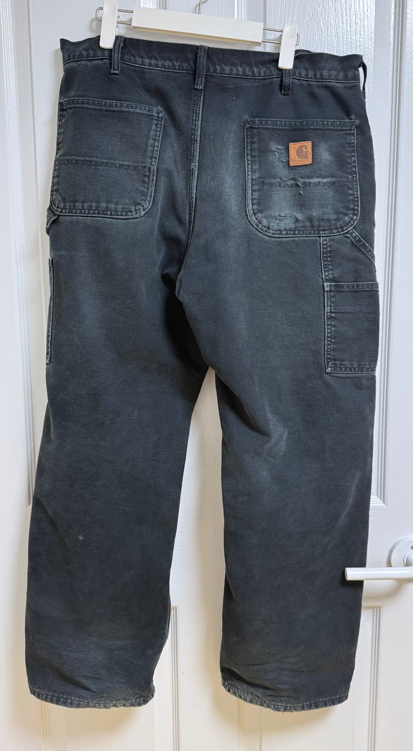 칼하트 빈티지 b111 blk 라이닝 덕캔버스 상품이미지2