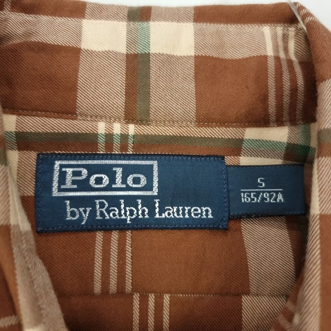 폴로 랄프로렌 스웨이드 패치 빈티지 체크 셔츠 M16531 상품이미지6