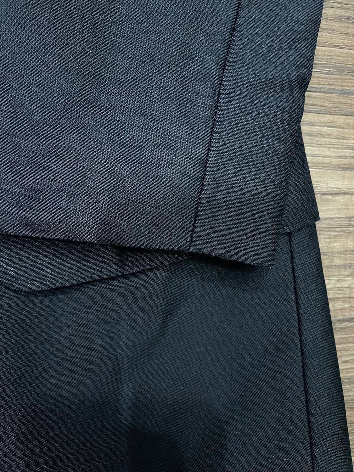 버버리 일본판 울 모헤어 네이비 블레이져 자켓 상품이미지4