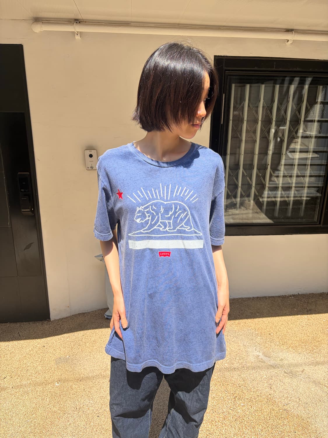 Levi's 캘리포니아 베어 워싱 반팔 티셔츠 L 상품이미지2