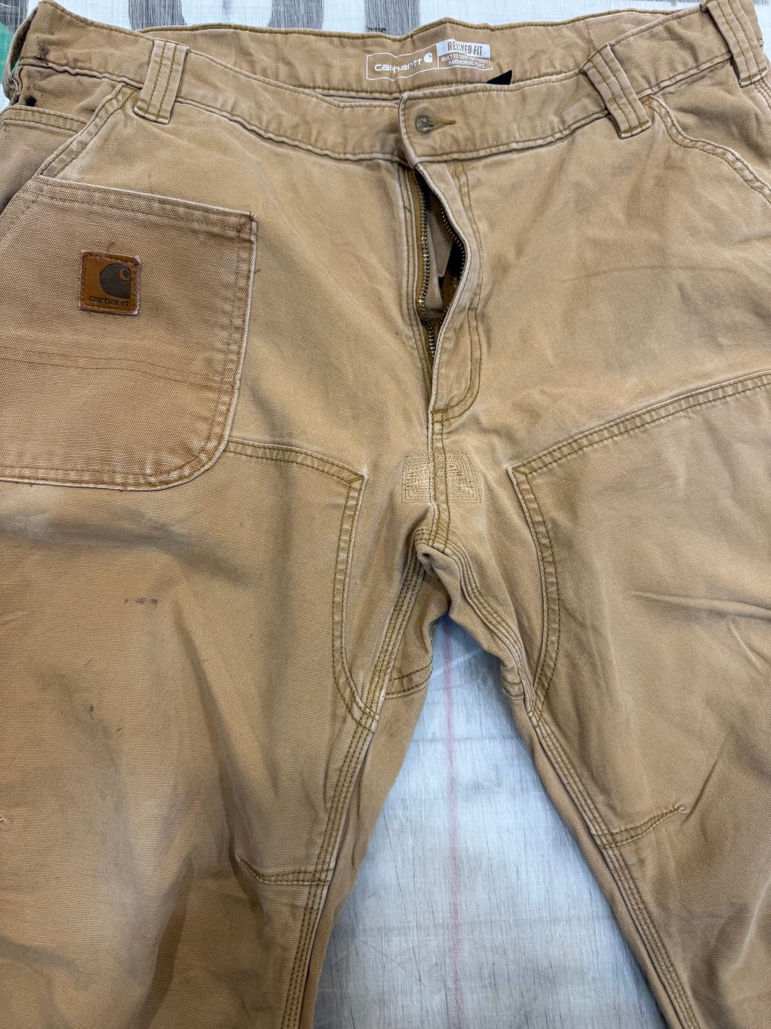 칼하트 더블니팬츠 러기드 플렉스 릴렉스핏 38x30 워크웨어 상품이미지2