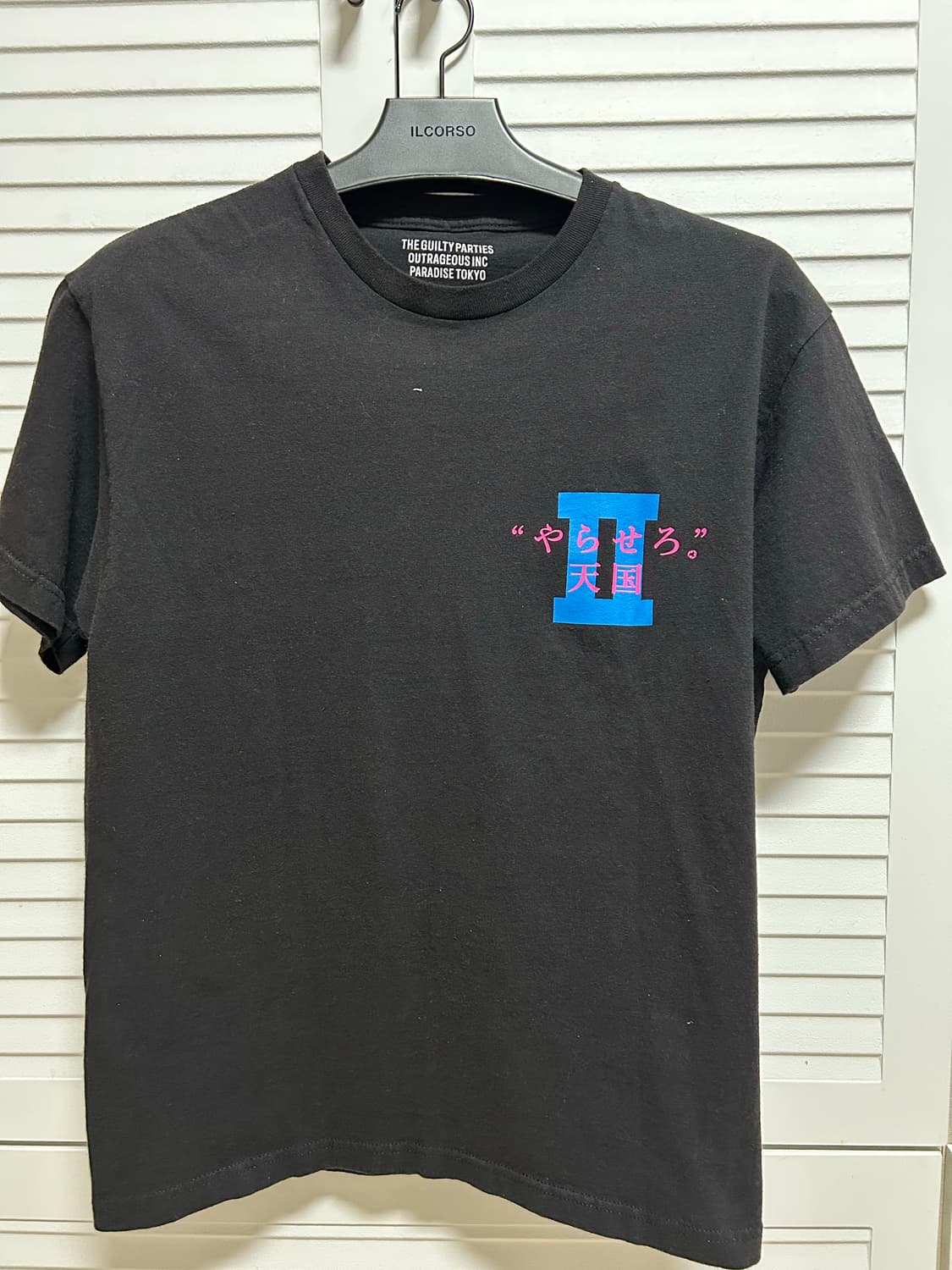 와코마리아 티셔츠 L사이즈 블랙 상품이미지1