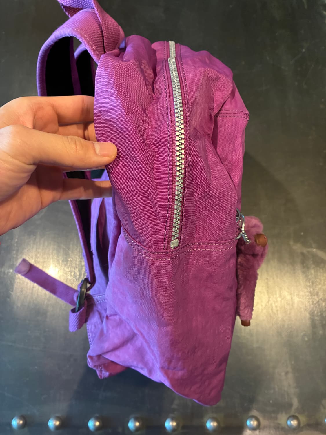 키플링 백팩 핑크퍼플 모리걸 갸루 상품이미지2