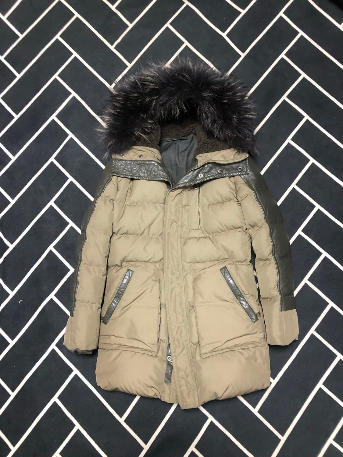 시스템옴므 리얼 시어링양가죽무스탕패딩/몽클레어 스톤 발망 프라다 구찌 톰 상품이미지8