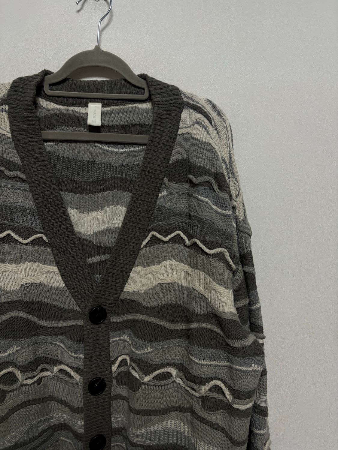 어텐션로우 케이블 가디건 상품이미지4