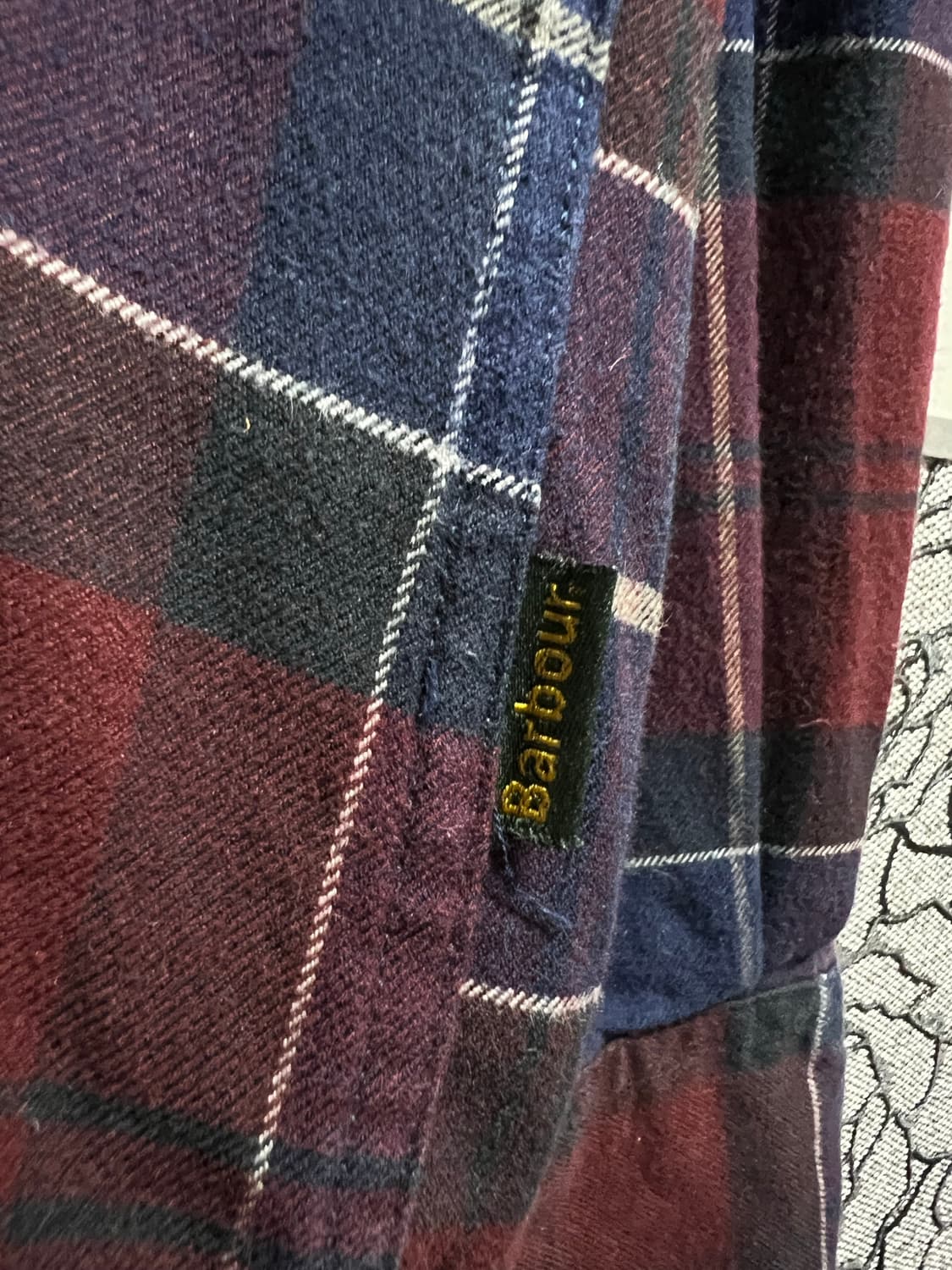 Barbour 바버 테일러핏 체크 셔츠 상품이미지4