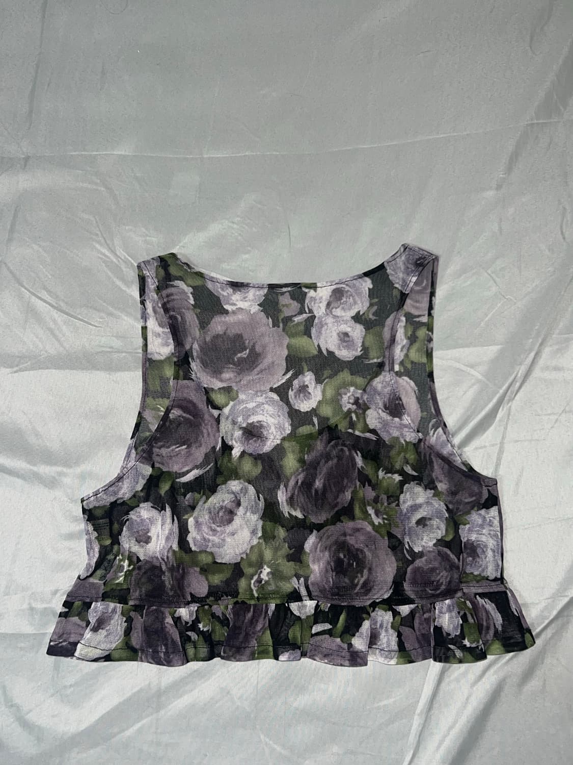✨vintage flower purple sleeveless✨ 상품이미지3