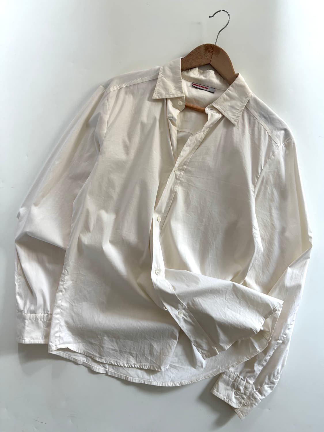 Prada 프라다 화이트 베이직 셔츠 상품이미지4