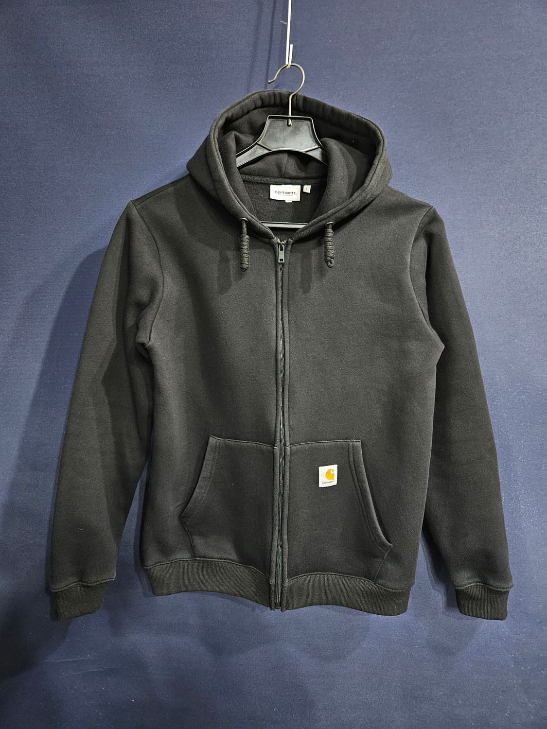 칼하트 차콜컬러 남성 100 기모 후드집업  상품이미지1