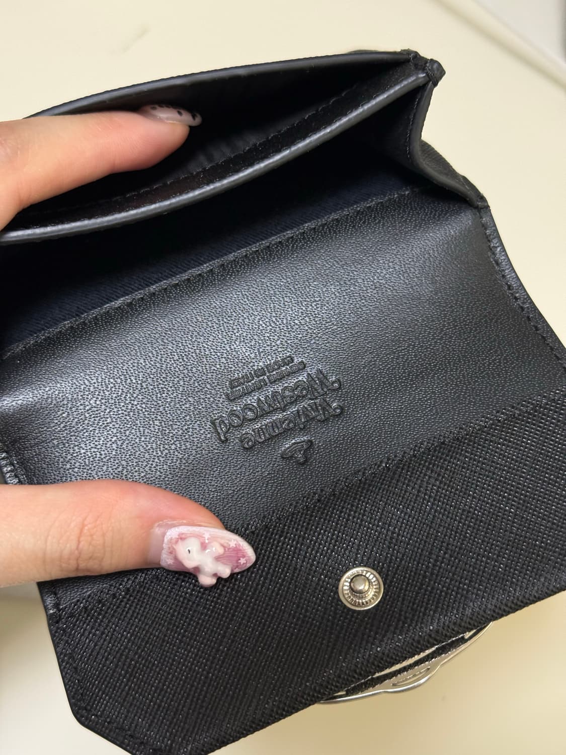 비비안웨스트우드 사피아노 비즈니스 카드홀더 블랙 상품이미지2