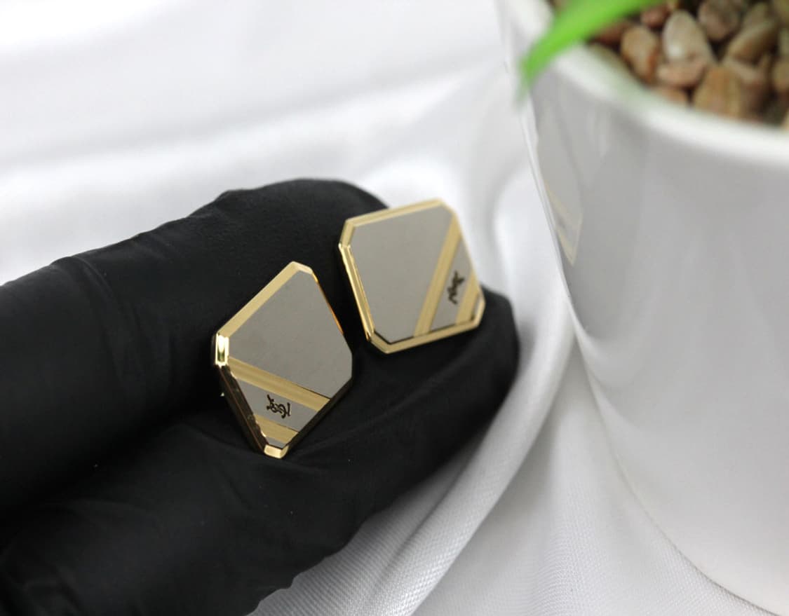 입생로랑 A+등급 남자 명품 커프스 빈티지 상품이미지5