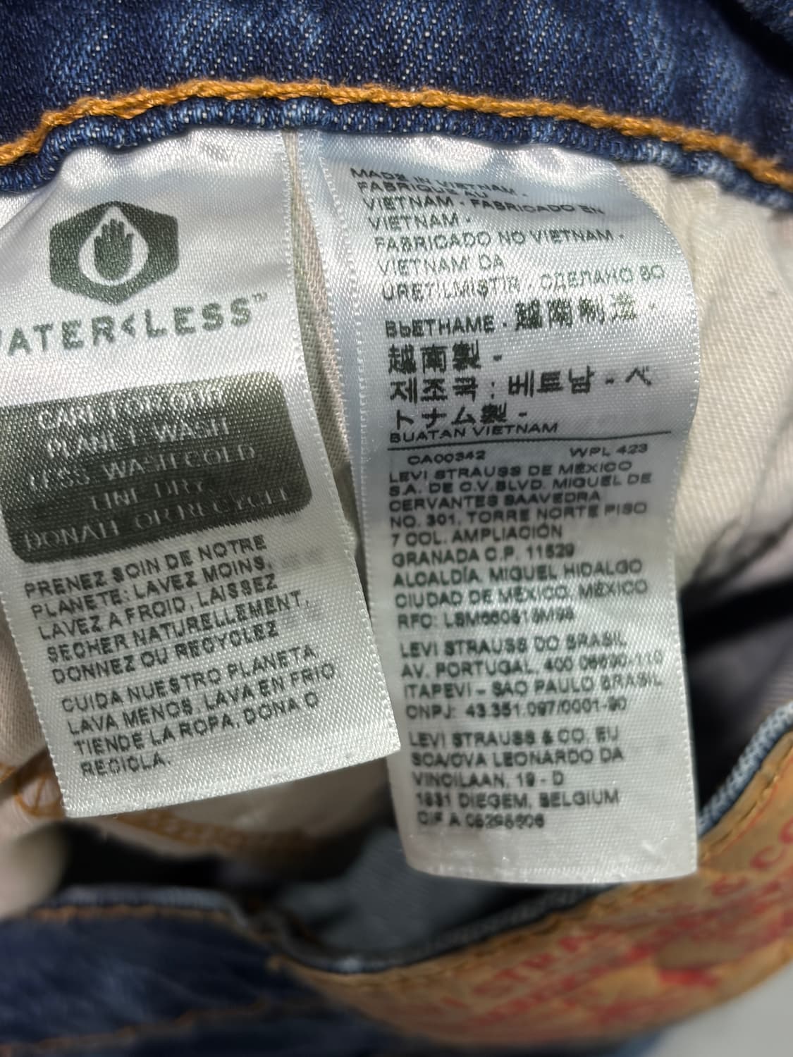 리바이스(Levis) 중청 511 데님 팬츠 상품이미지4