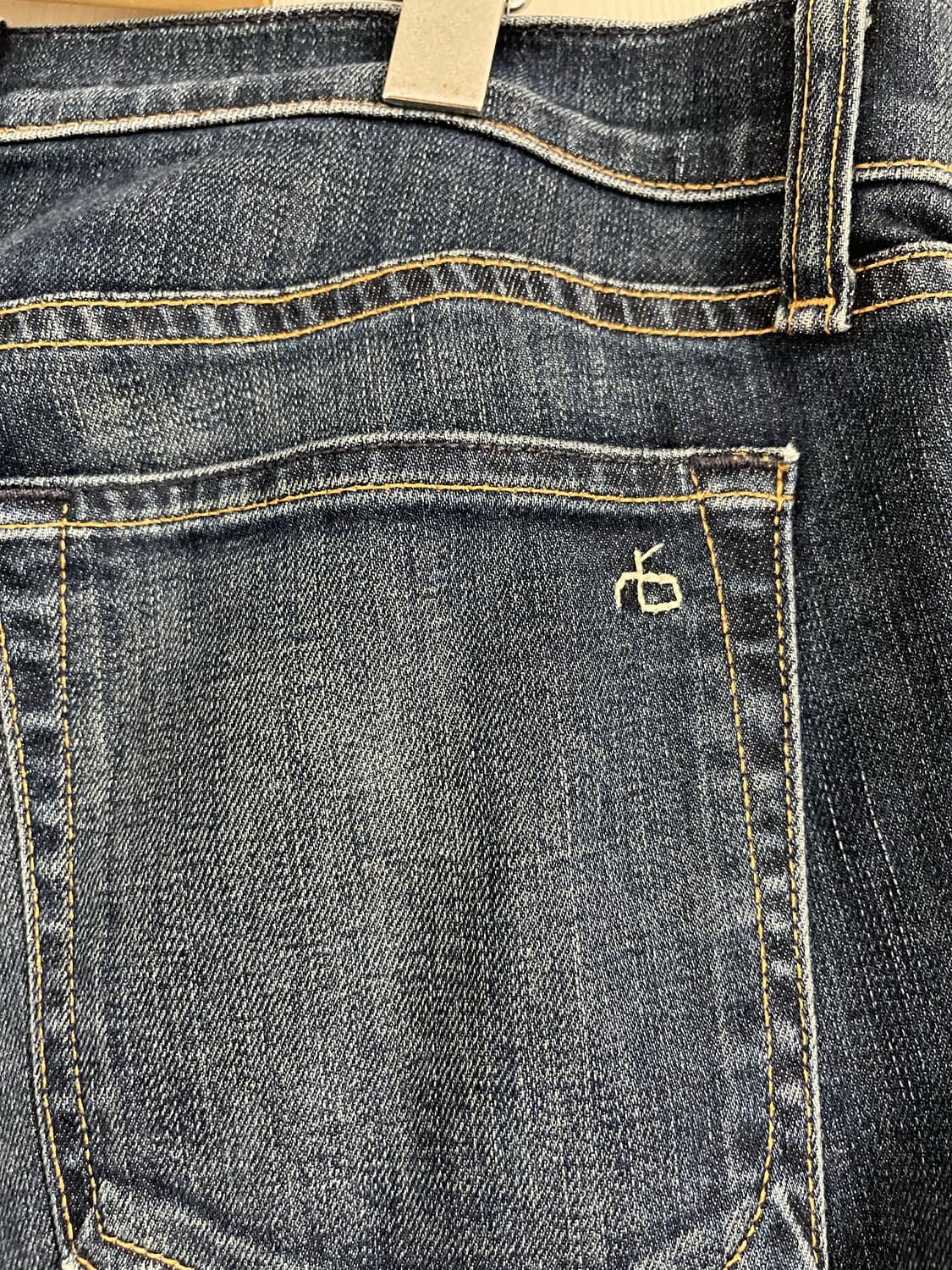 랙앤본(rag & bone) 중청 슬림 데님 청바지 32 상품이미지6