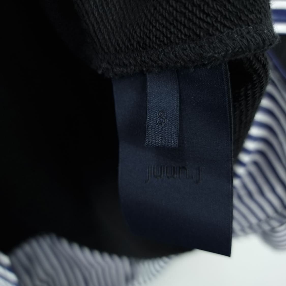 [준지] 20 S/S 셔츠 레이어링 오버사이즈 후드티 블랙 P01547 상품이미지9