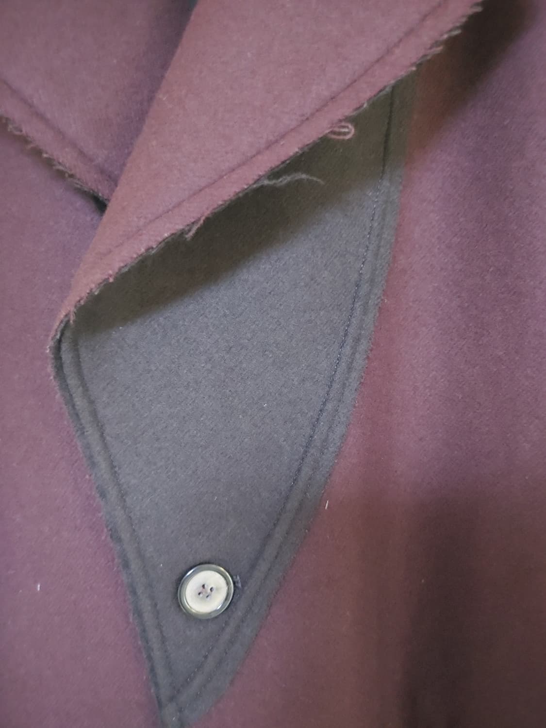 우영미 컬렉션 런웨이 이중 펠트울 코트 팝니다 상품이미지5