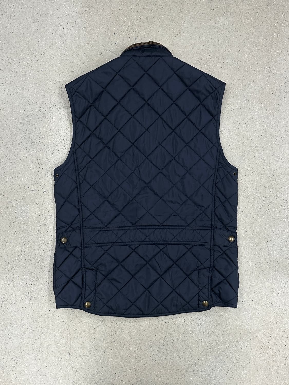 폴로 랄프로렌 네이비 코듀로이 퀼팅 베스트 상품이미지5