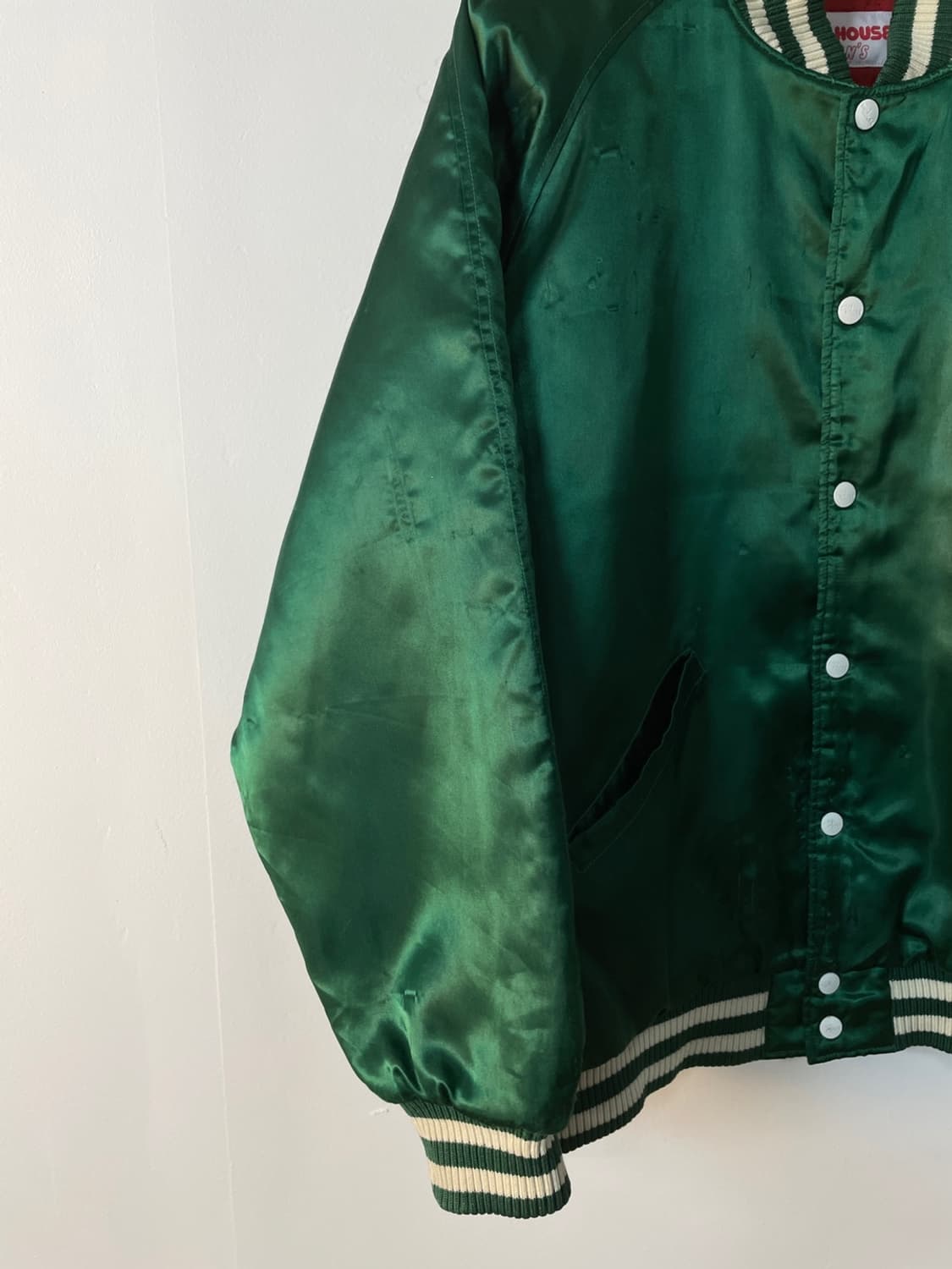 90s 미키 하우스 사틴 봄버 자켓  상품이미지6