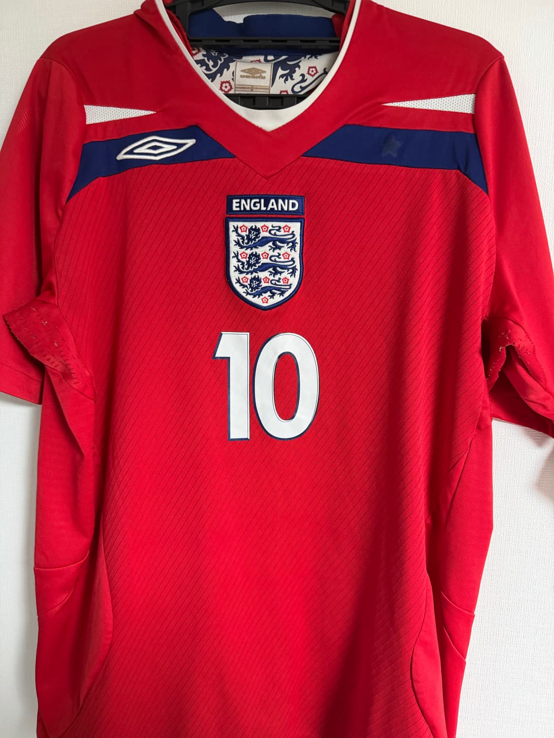 2007- 2009 엄브로 잉글랜드 어웨이 제라드 10번 상품이미지2
