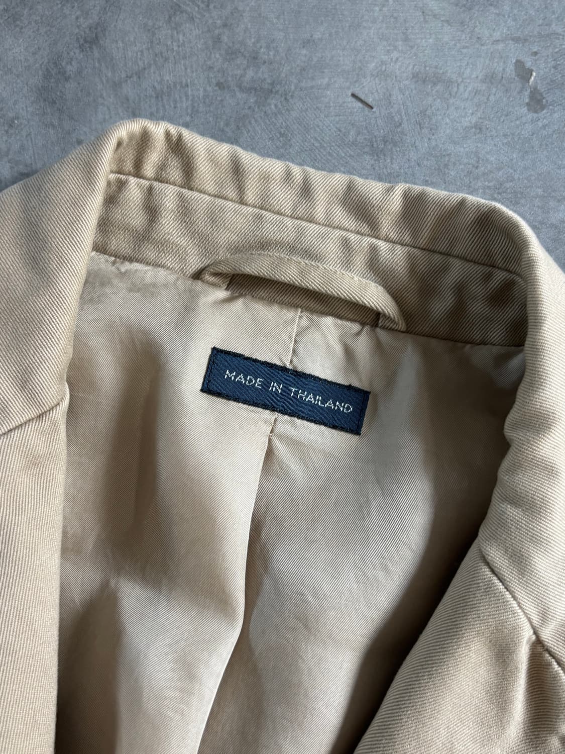 Polo 폴로 랄프로렌 베이지 코튼 블레이저 자켓 상품이미지4