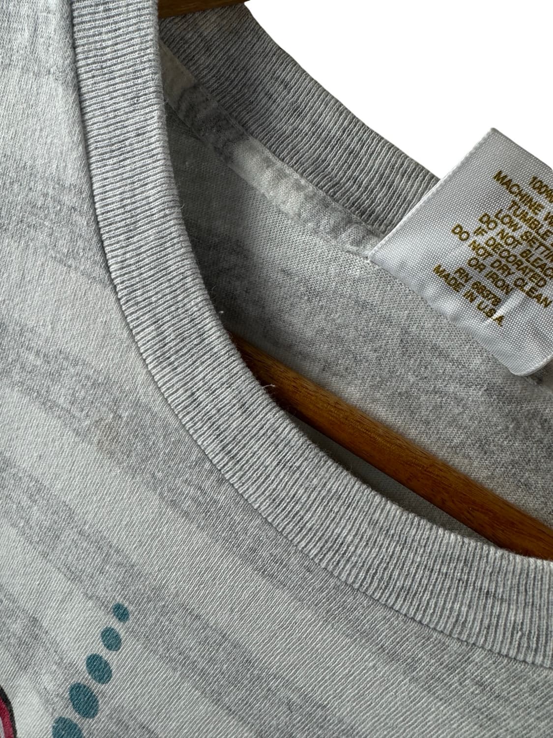 90S 미국제조 싱글스티치 열대어 티셔츠2292 상품이미지4