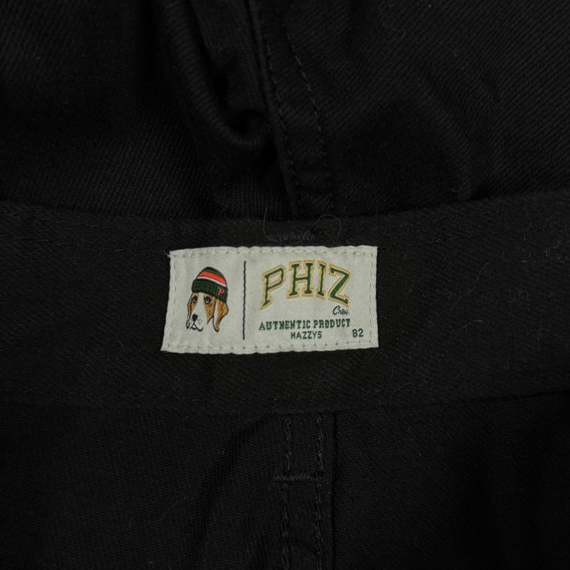 [32] HAZZYS PHIZ 헤지스 피즈 블랙 데미지 팬츠 흑청 상품이미지6