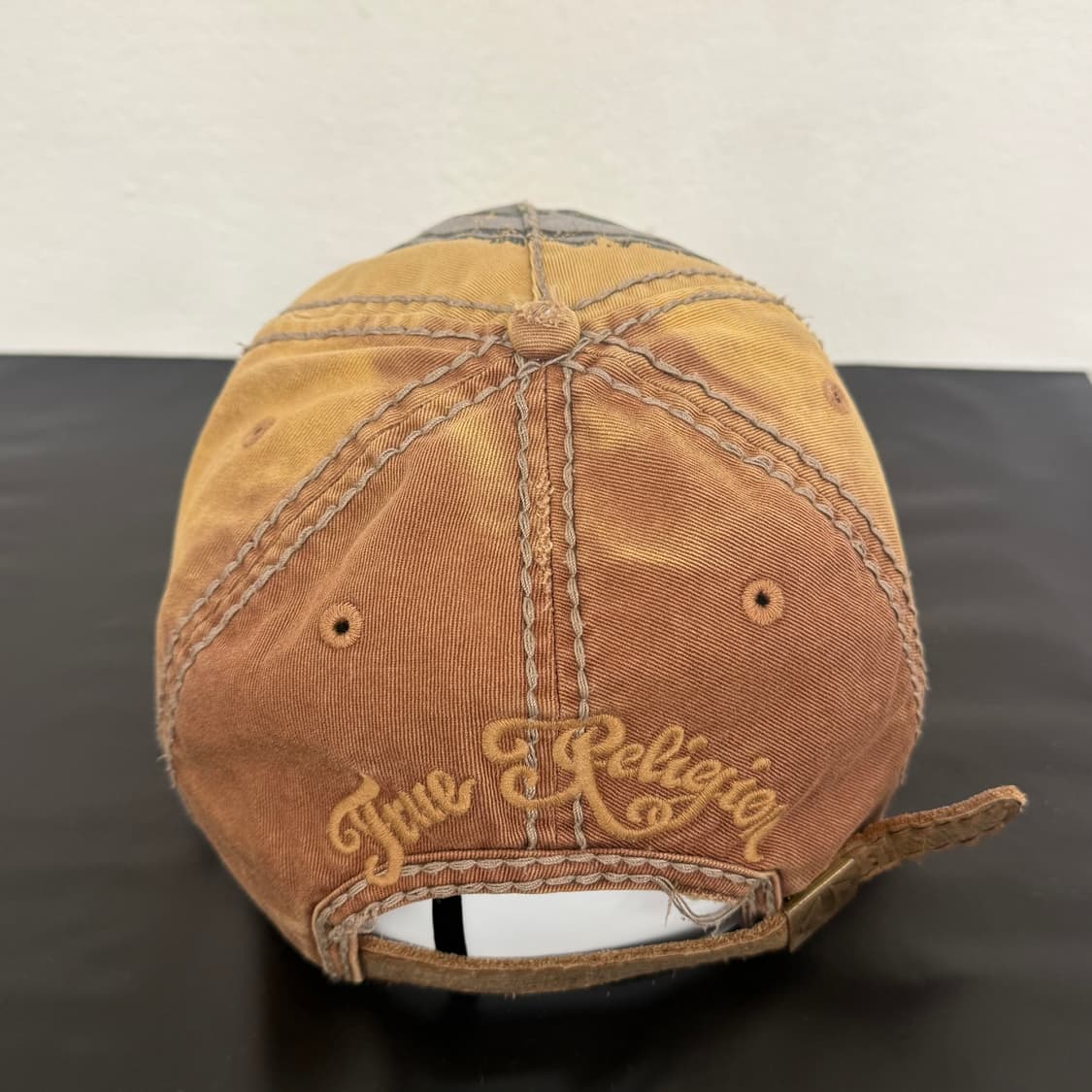 트루릴리전 디스트레스드 해골 스트랩백 상품이미지3