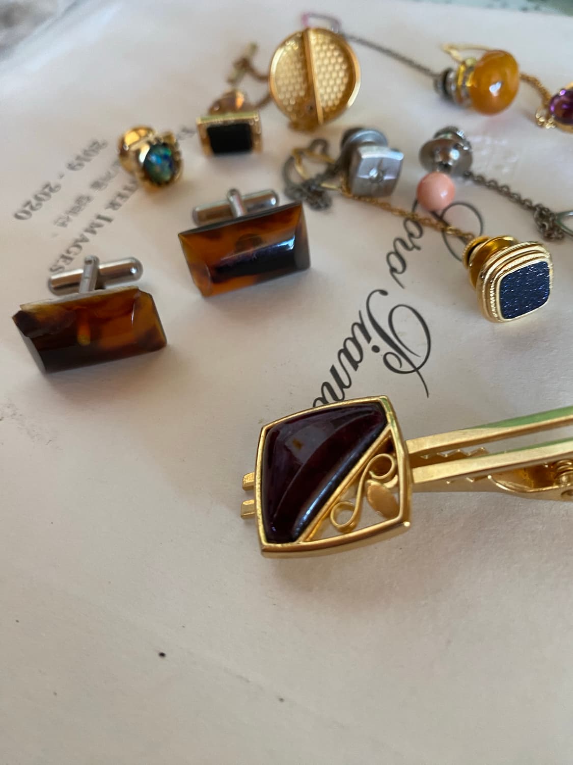 넥타이핀 커프스 뱃지 등 일괄 상품이미지2