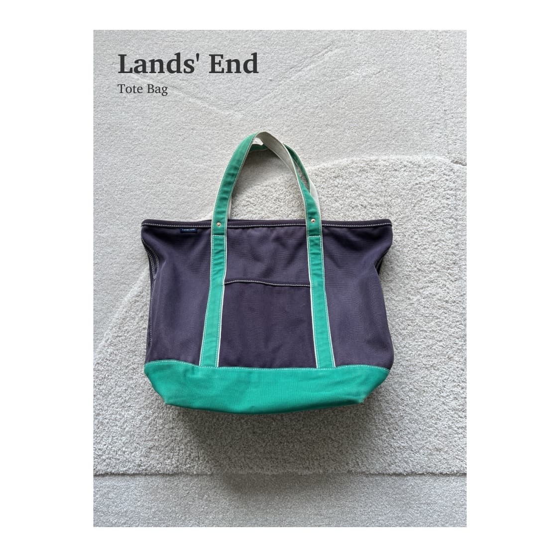 랜즈앤드 캔버스 숄더 토트백 상품이미지1