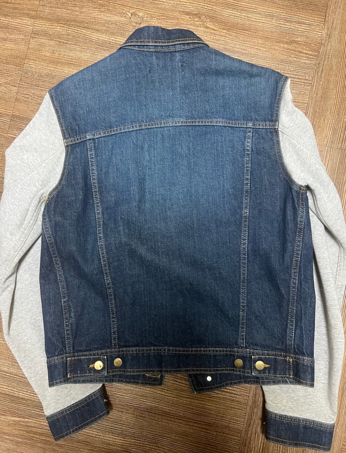 라프시몬스 10fw 컬러블록 데님자켓 상품이미지2