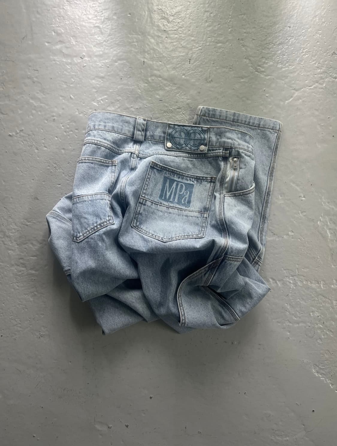 플라스틱 프로덕트 카프 포켓 데님 팬츠 m 상품이미지2