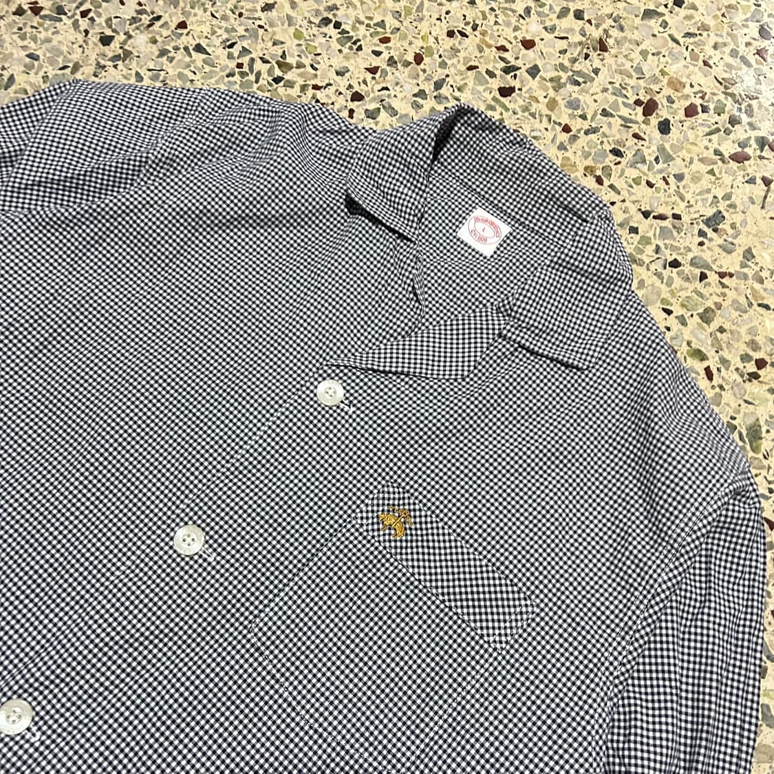 브룩스 브라더스(Brooks Brothers) 오픈카라 체크 셔츠 상품이미지2