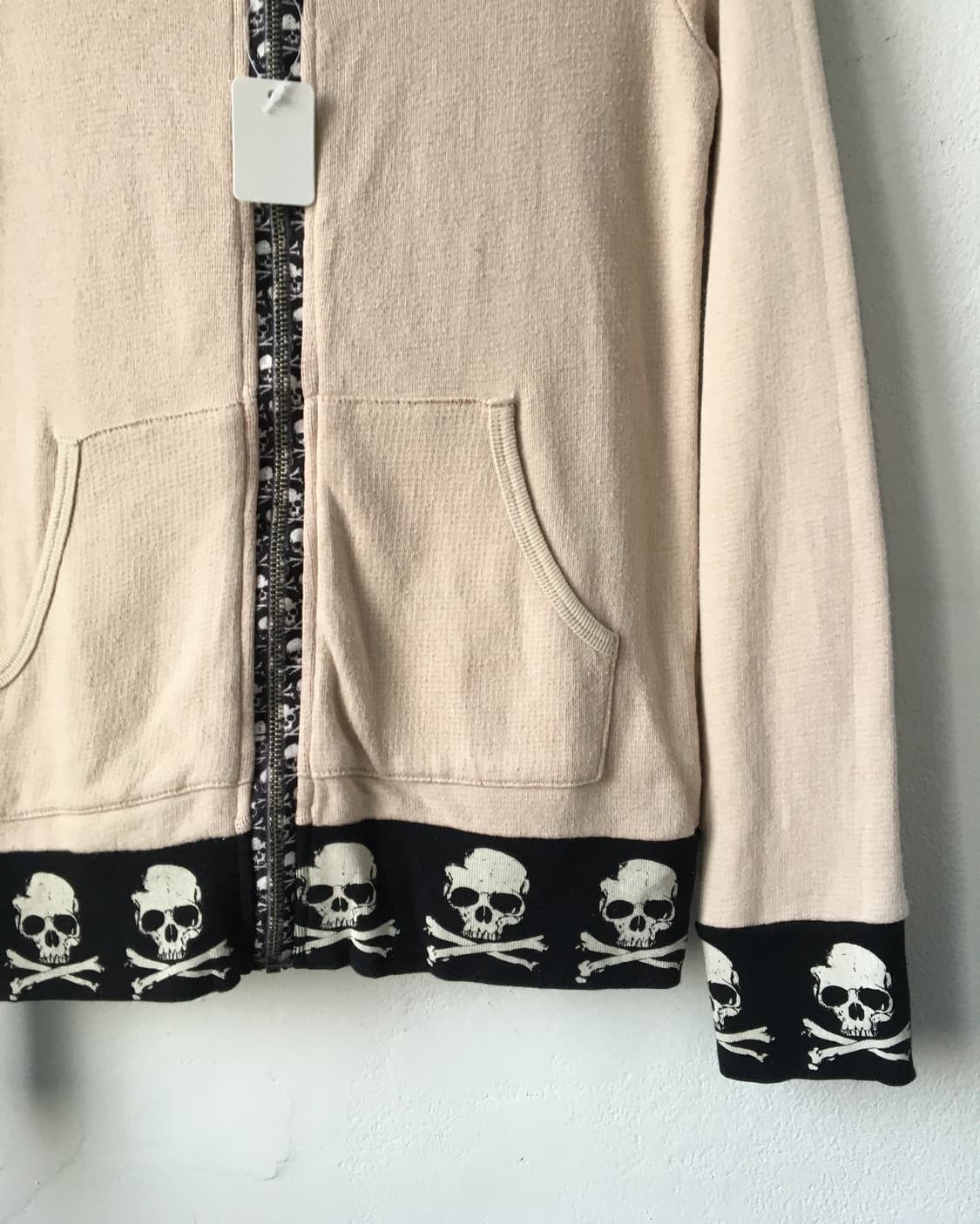 Skull trimming hood zip up 상품이미지4