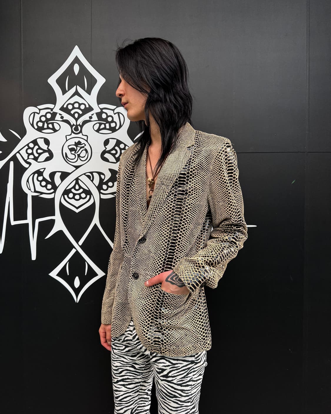 John Richmond – Python Lamb Skin jacket  상품이미지2