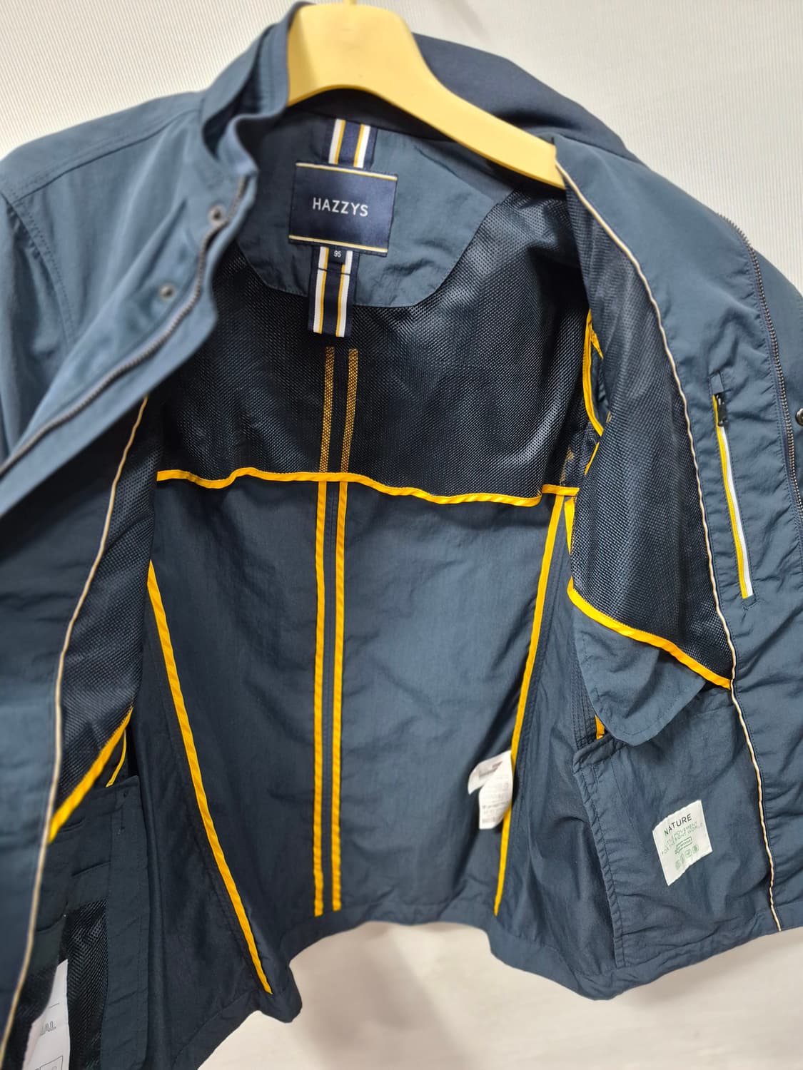 헤지스 네이비 남성 자켓 95 상품이미지3