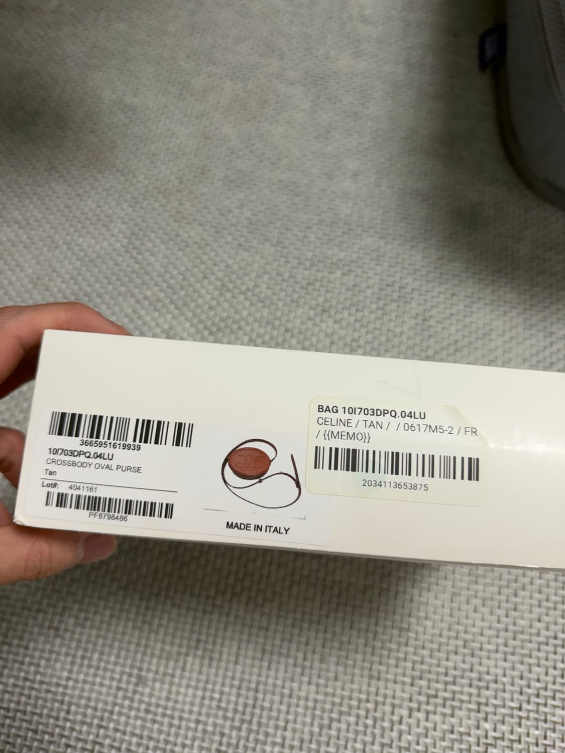 [새상품급/크림]셀린느 트리오페 오벌 펄스 미니백 상품이미지9